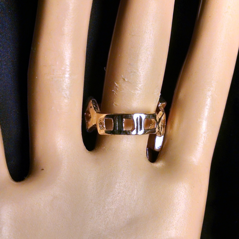 Beautiful Multi Colored Cocktail Large Ring - image 7